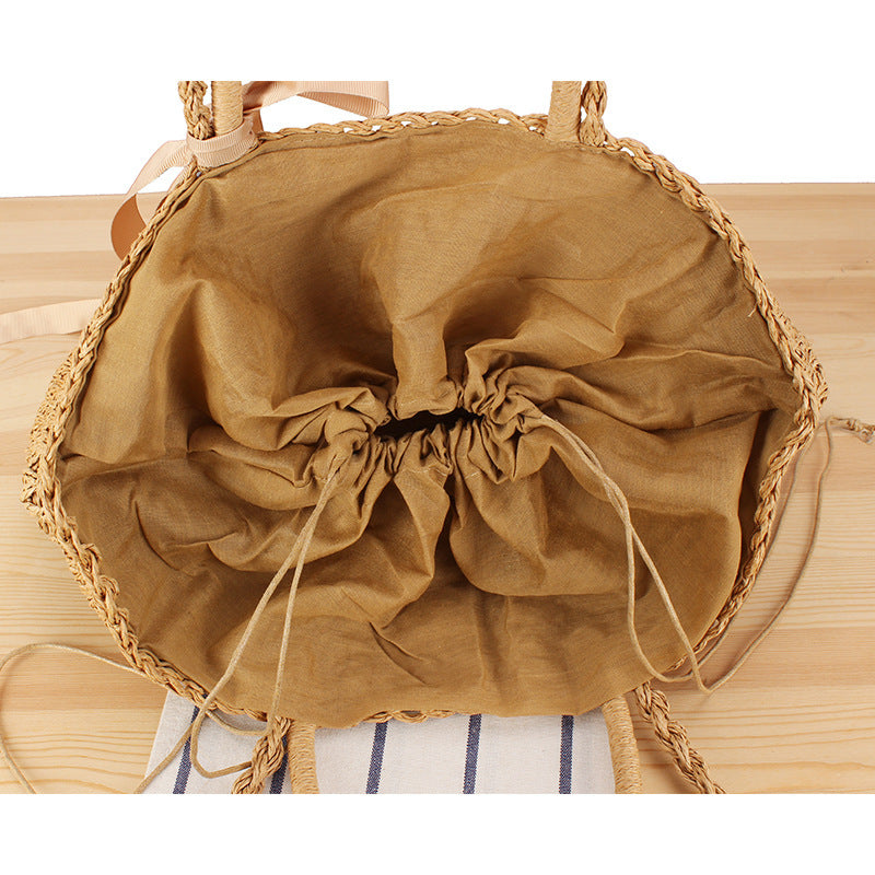 Elegant Straw Shopping Bag Bowlift