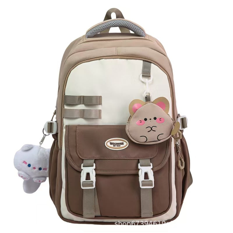 Cartoon-Themed Plush Backpack Bowlift