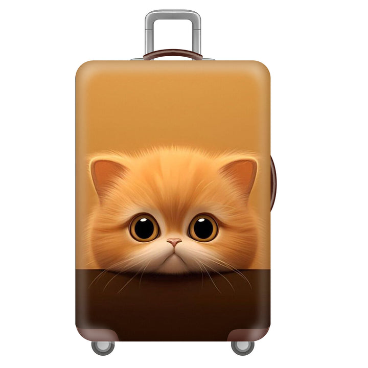 Unisex Hard-shell suitcase with cute cat motif Bowlift