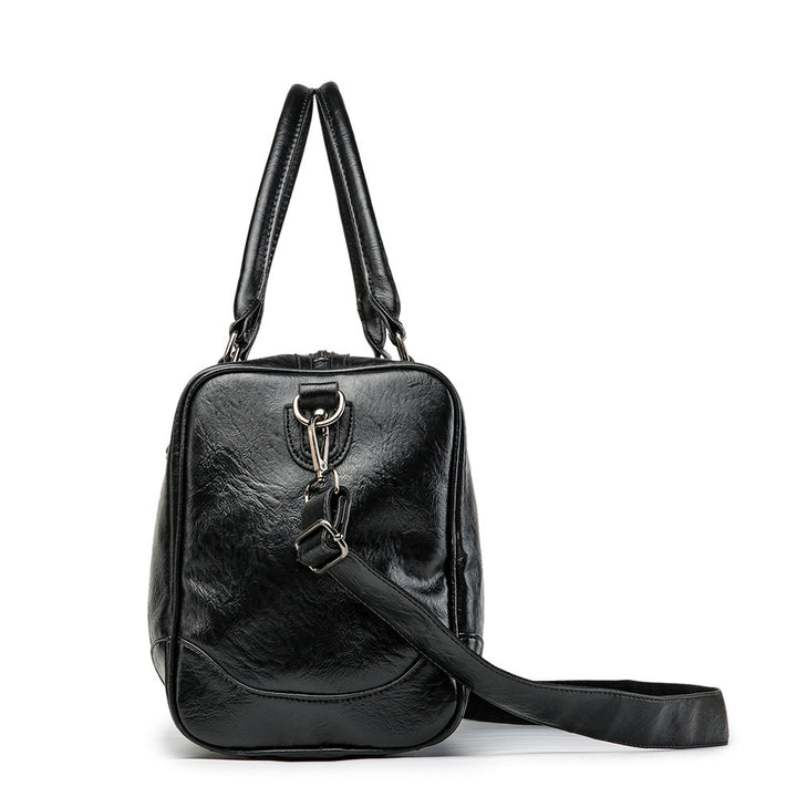 Stylish Travel Bag Made of High-Quality Synthetic Leather Bowlift