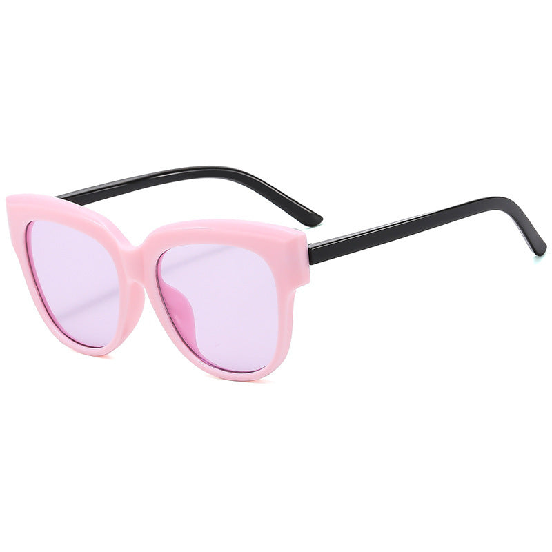 Women's fashionable cat-eye sunglasses with trendy plastic frame Bowlift