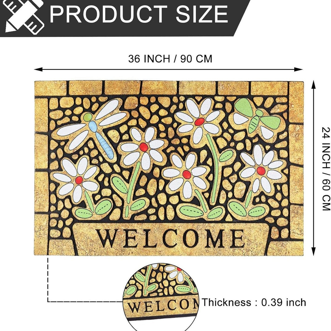 Decorative Welcome Mat Bowlift