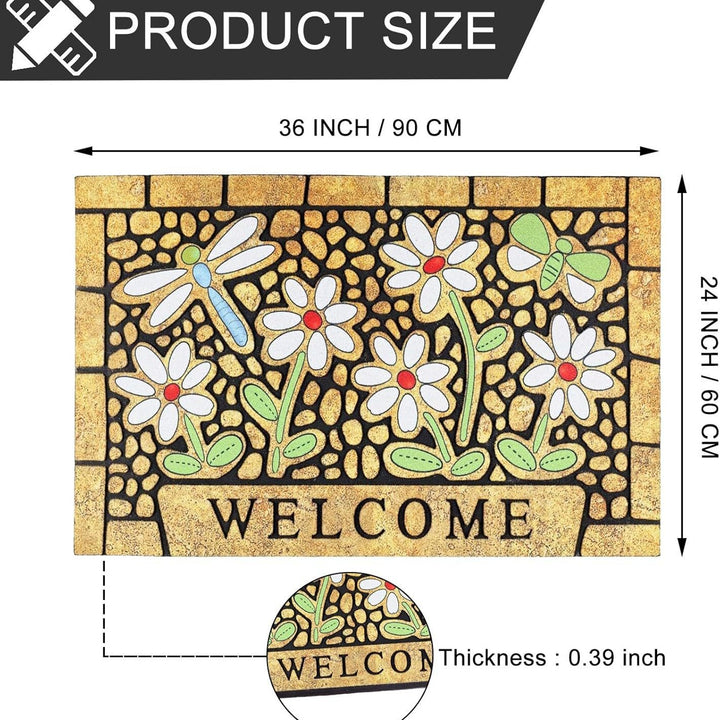 Decorative Welcome Mat Bowlift