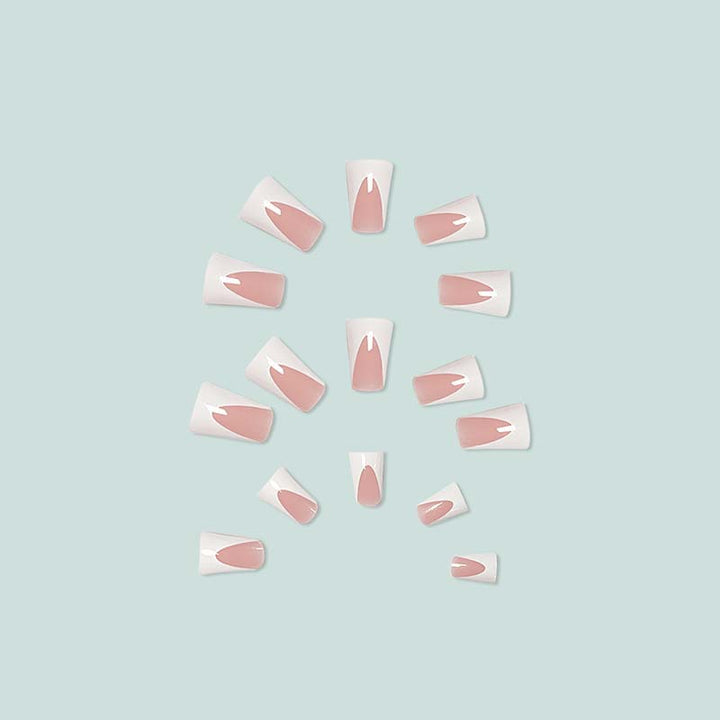 Exquisite artificial nails with modern geometric design Bowlift