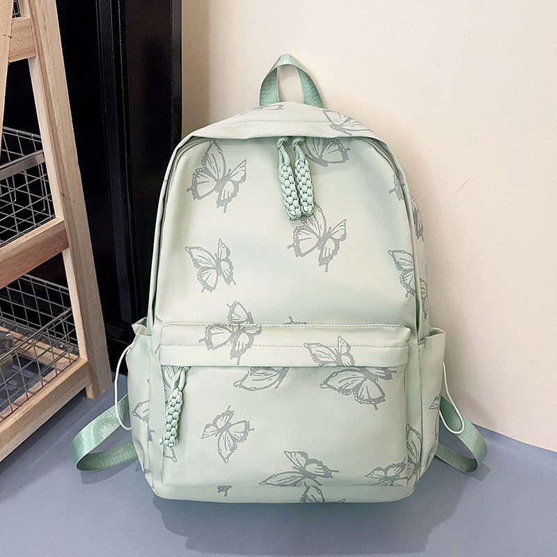 Backpack with Playful Butterfly Design Bowlift