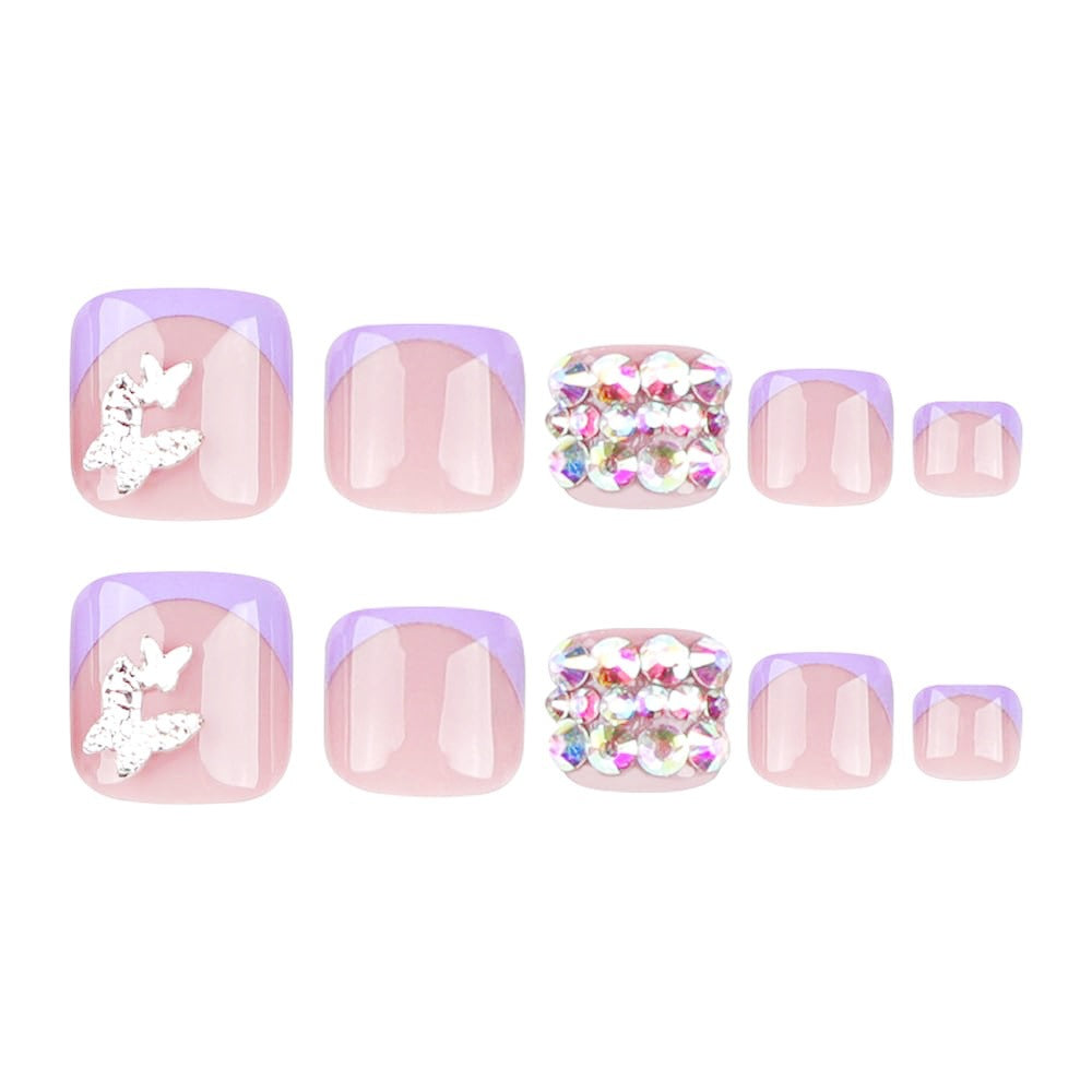 Nail art set with sparkling accents Bowlift