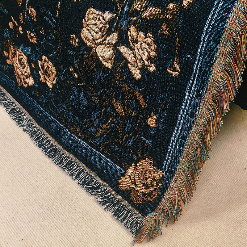 Artistic Dragon-Themed Decorative Throw Blanket