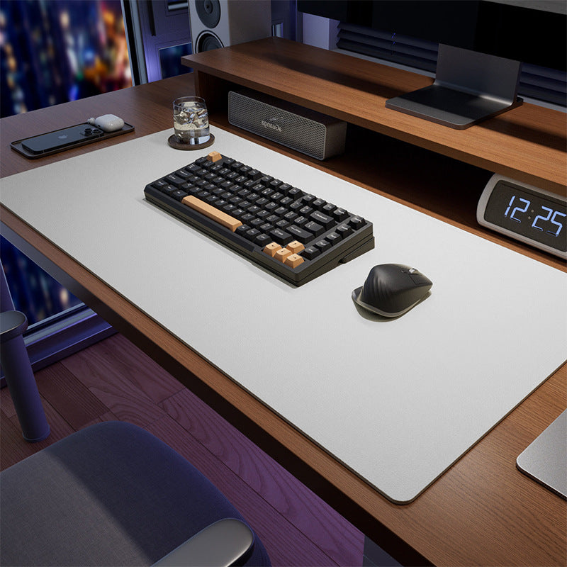 Extra-Large Leatherette Desk Mat and Extended Mouse Pad Bowlift
