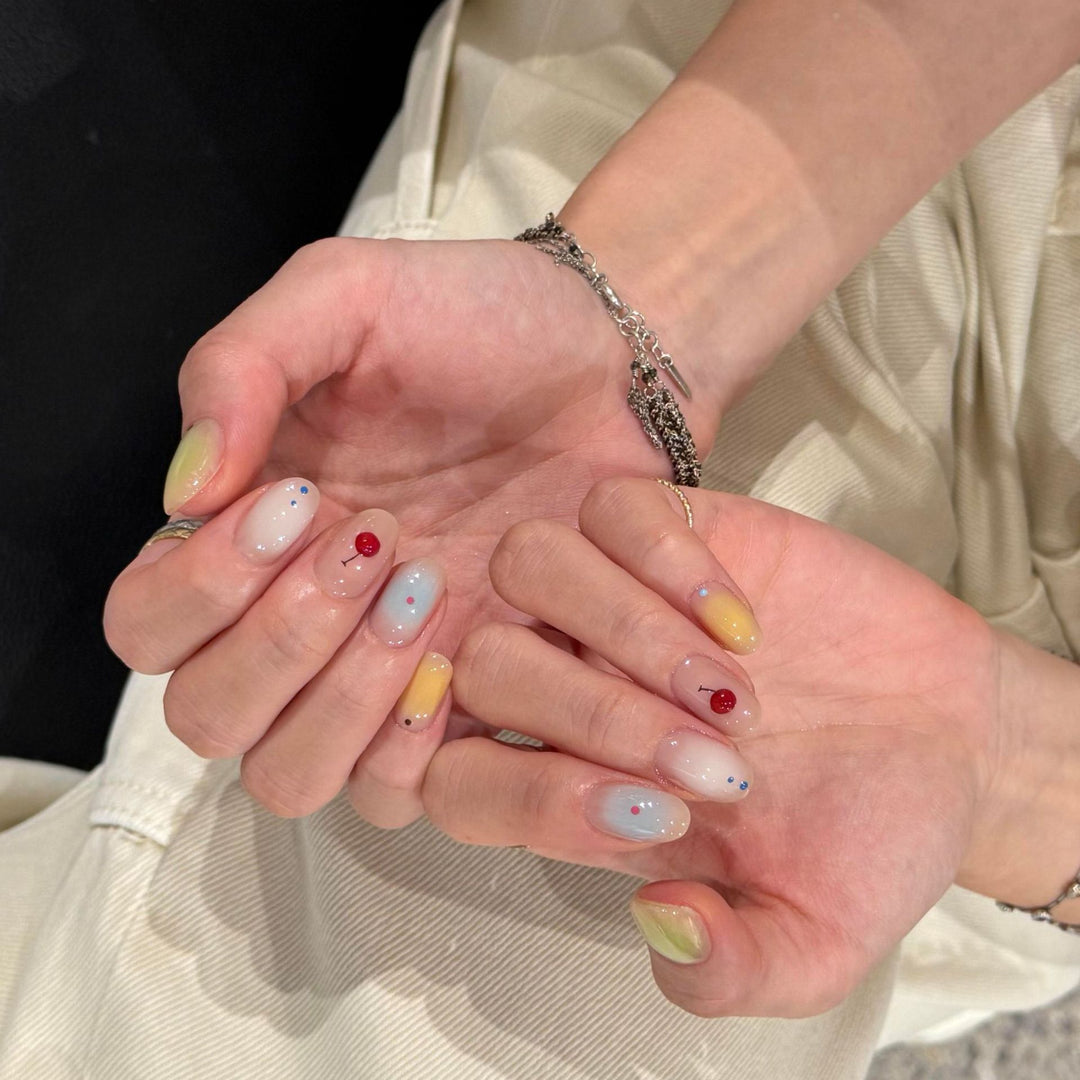 Art Nail Design with Cheerful Fruit Motif Bowlift