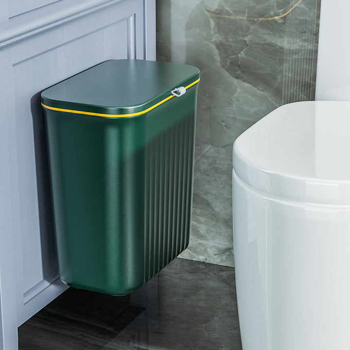 Compact Bathroom Trash Can Bowlift