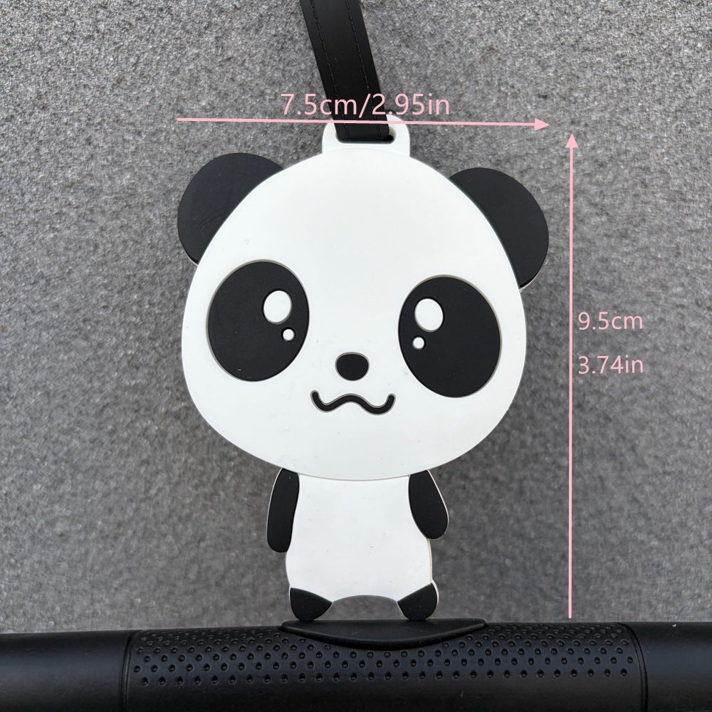 Panda-Themed Luggage Identifier Bowlift