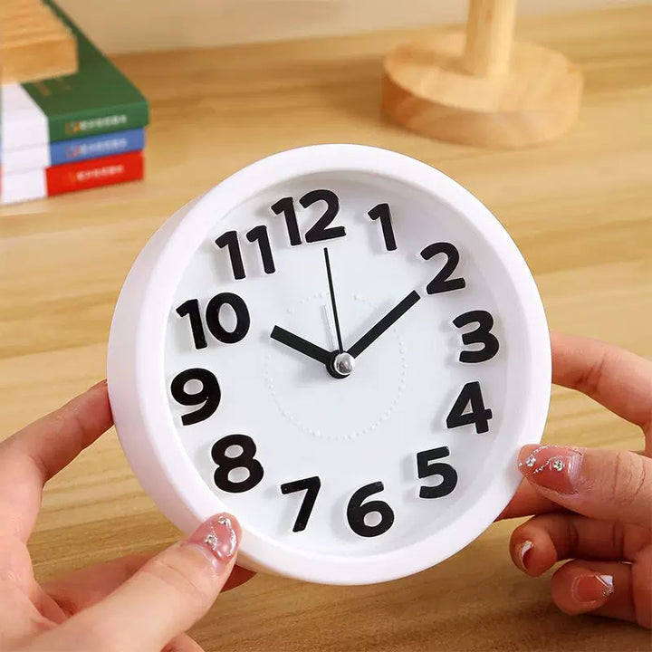 Modern Table Clock In Minimalist Design Bowlift