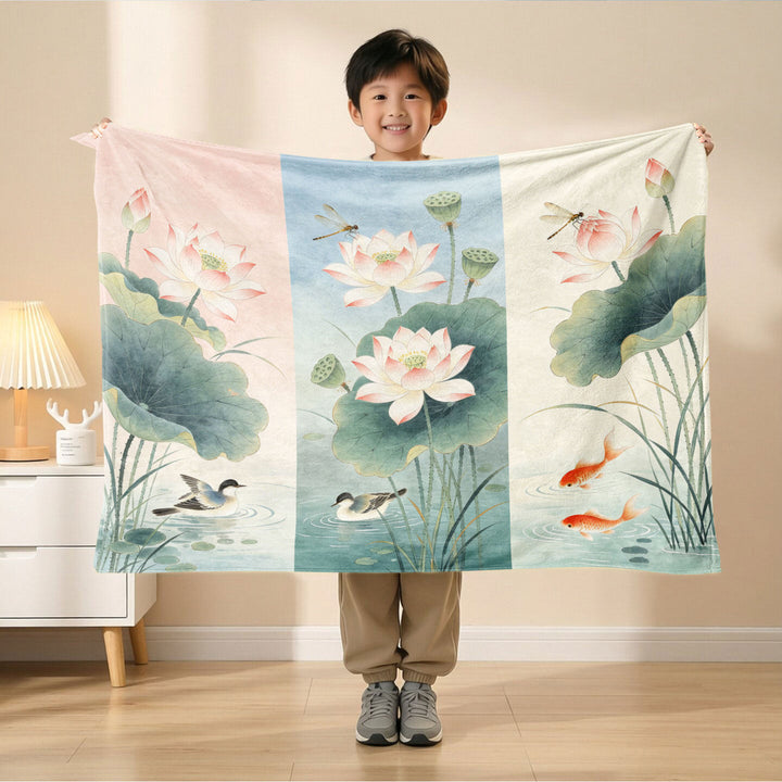 Artistic Scene Fleece Blanket