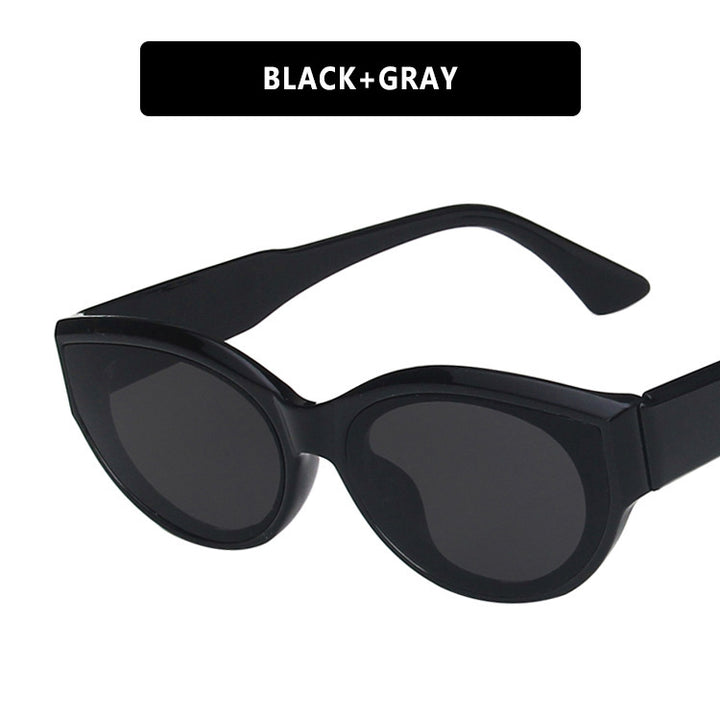 Women Cat-Eye Sunglasses with stylish leopard pattern and UV protection Bowlift