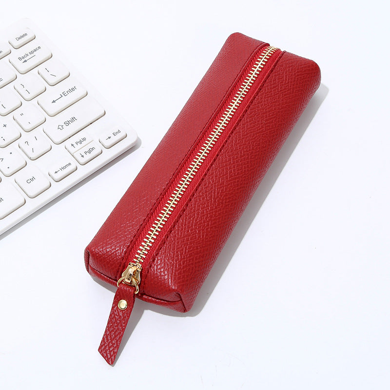Premium Leather Pencil Case Bowlift