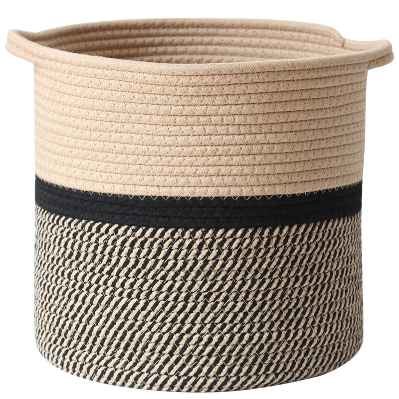 Handcrafted storage basket with handles Bowlift