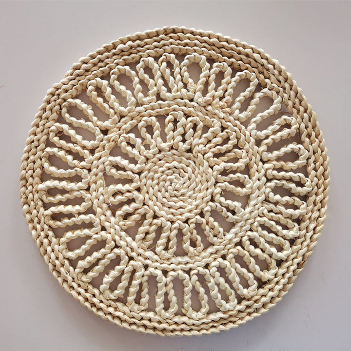 Round braided rug