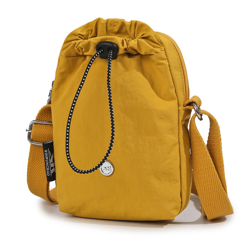 Compact Drawstring School Backpack Bowlift