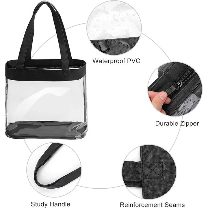Transparent tote bag with removable interior compartment Bowlift