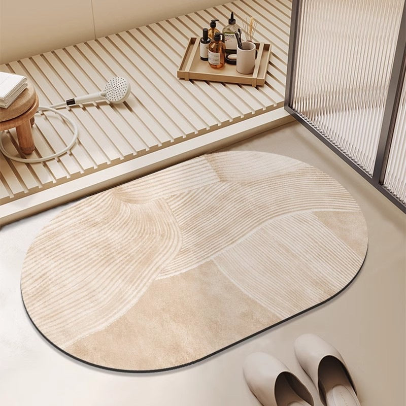 Unisex Non-Slip Memory Foam Bath Mat Bowlift