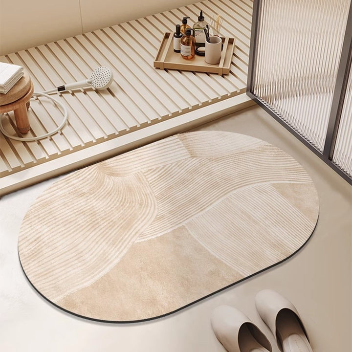 Unisex Non-Slip Memory Foam Bath Mat Bowlift