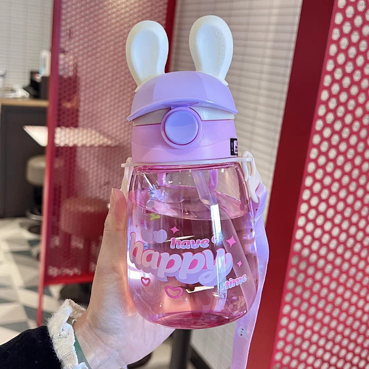 Ladies Stylish Water Bottle with Bunny Lid Bowlift