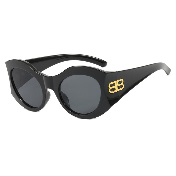 Ladies stylish Cat-Eye sunglasses with high-gloss design and protective lenses Bowlift