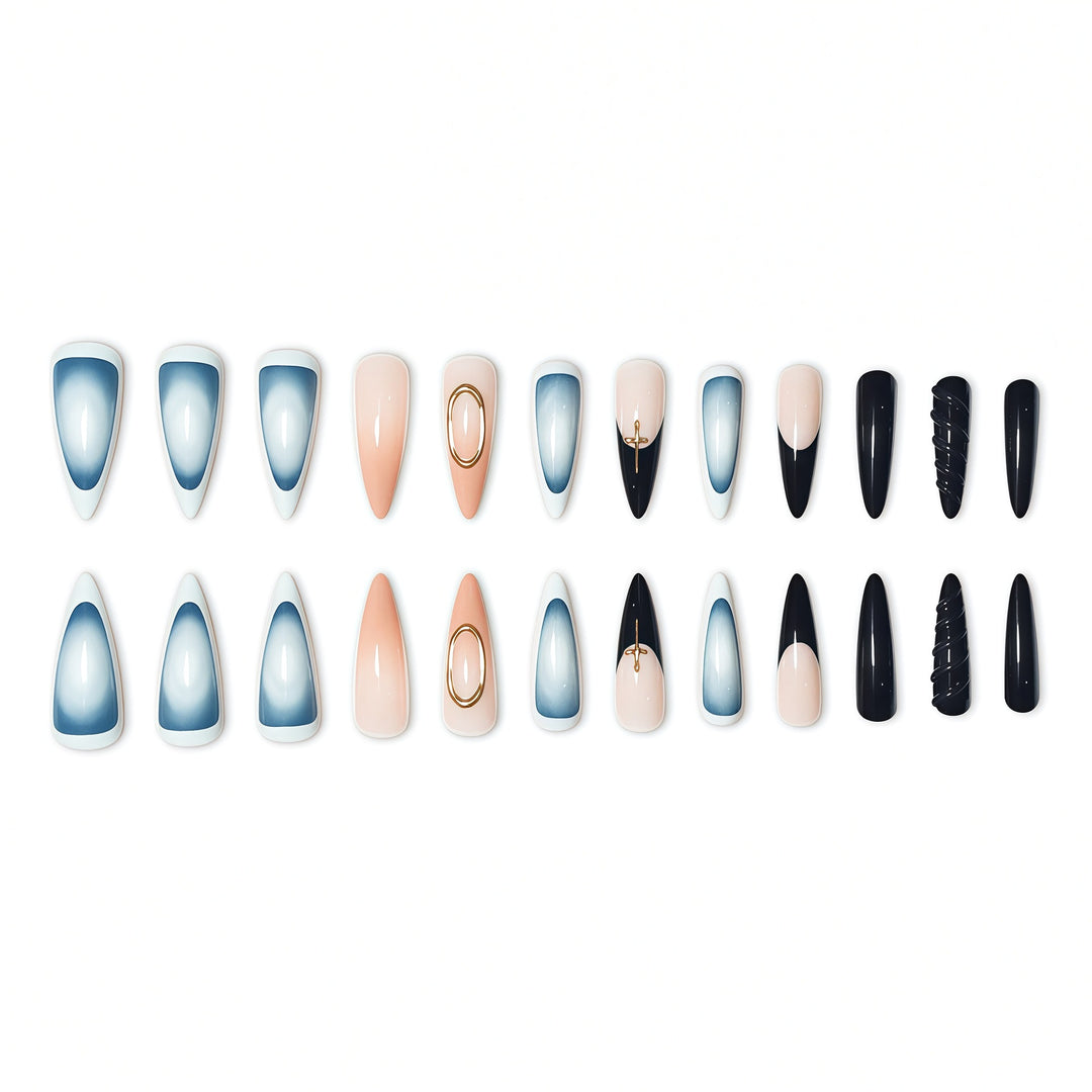 Premium Stiletto Nail Art Extensions Bowlift