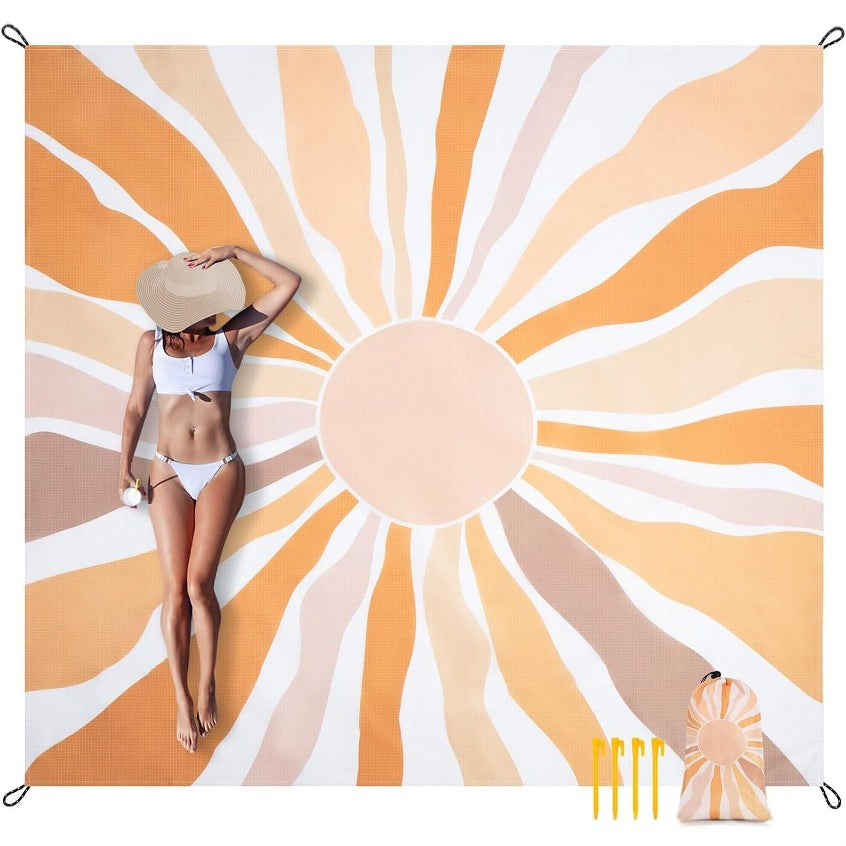 Sunburst Beach Blanket Bowlift