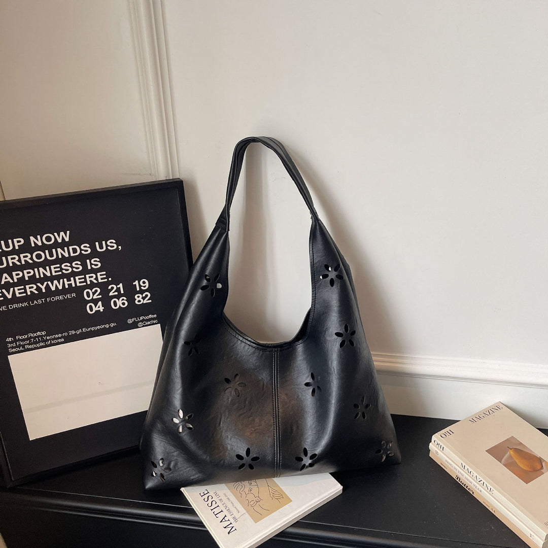 Floral Cut-Out Hobo Bag Bowlift