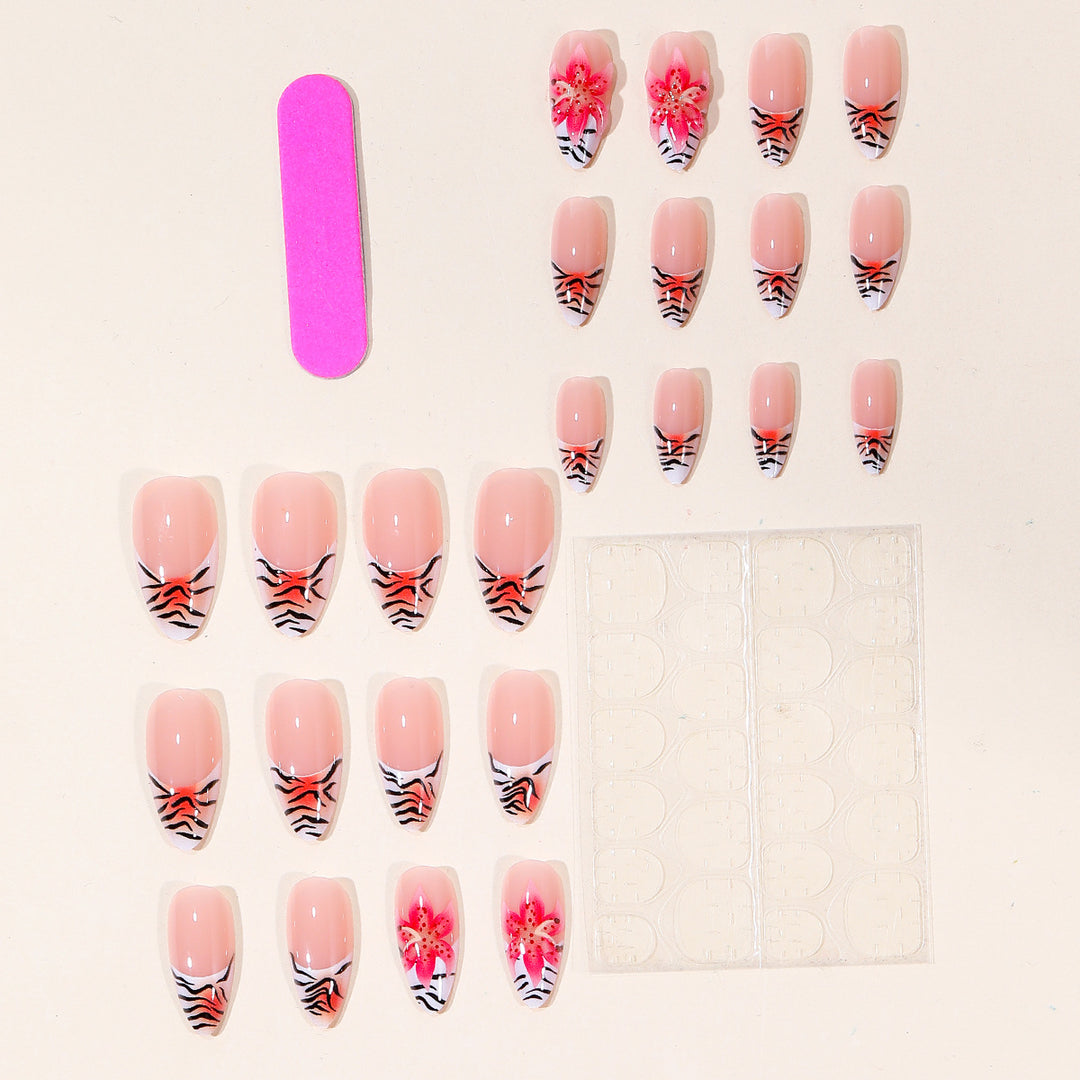 Artistic Stiletto Nail Design Bowlift