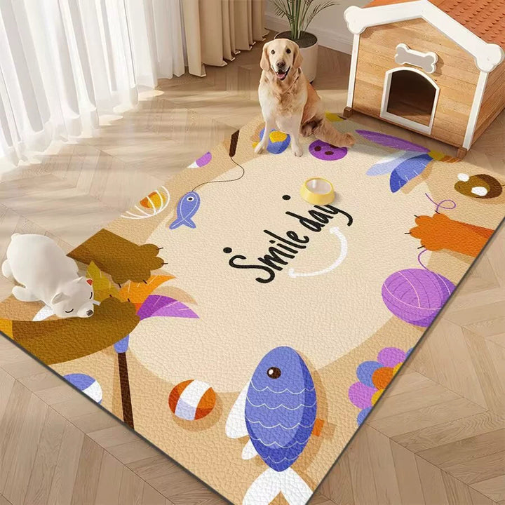 Playful Pet-Themed Area Rug