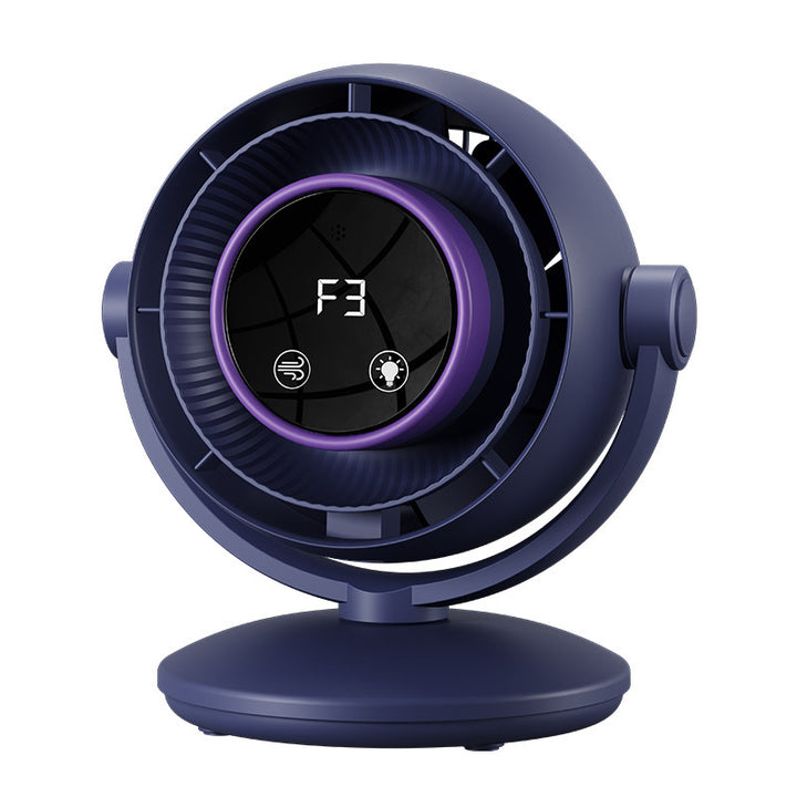 Unisex Modern Adjustable Oscillating Desk Fan Bowlift