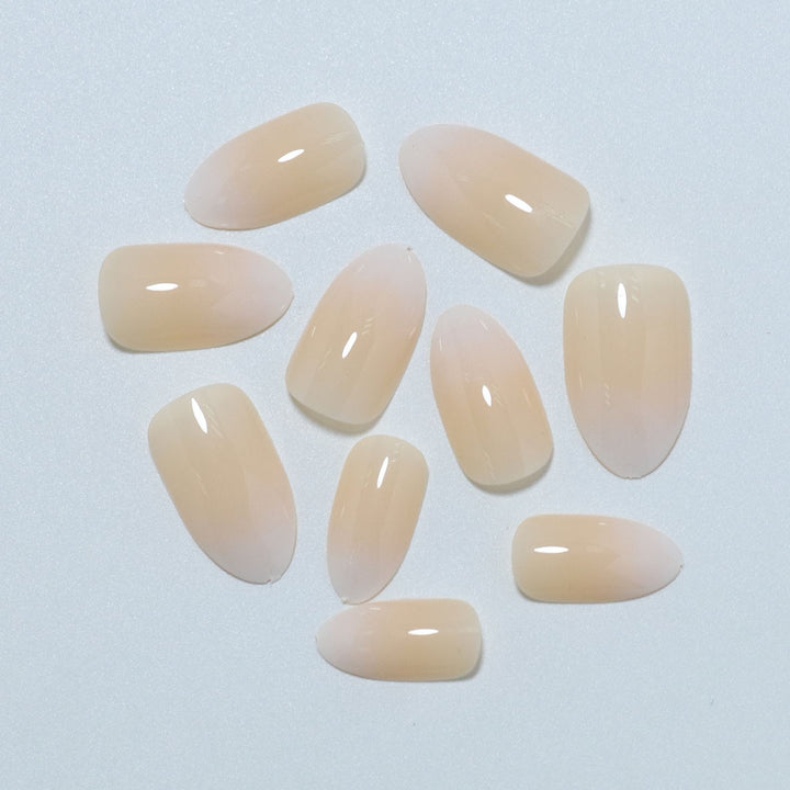 Elegant Almond-Shaped Press-On Nail Set Bowlift