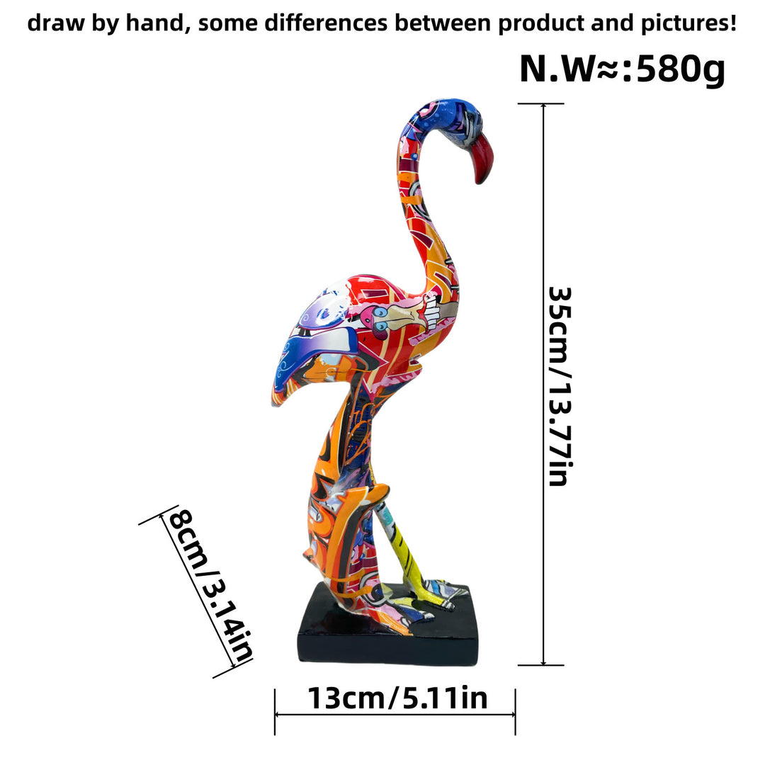 Artistically designed Flamingo sculpture Bowlift
