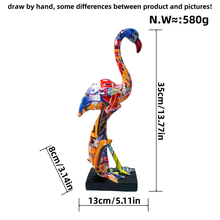 Artistically designed Flamingo sculpture Bowlift