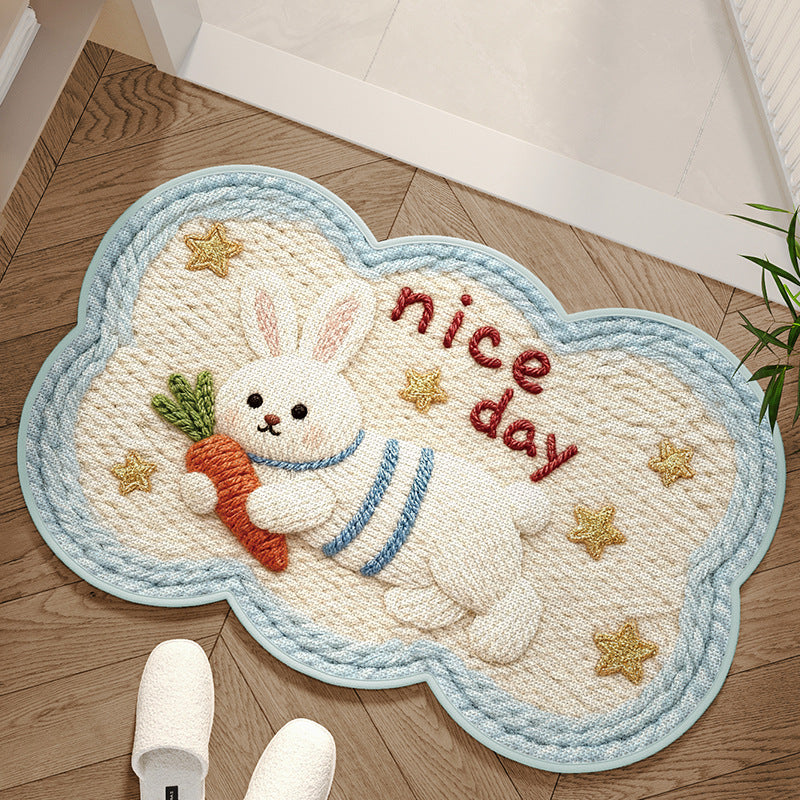 Adorable Dog-Themed Area Mat Bowlift