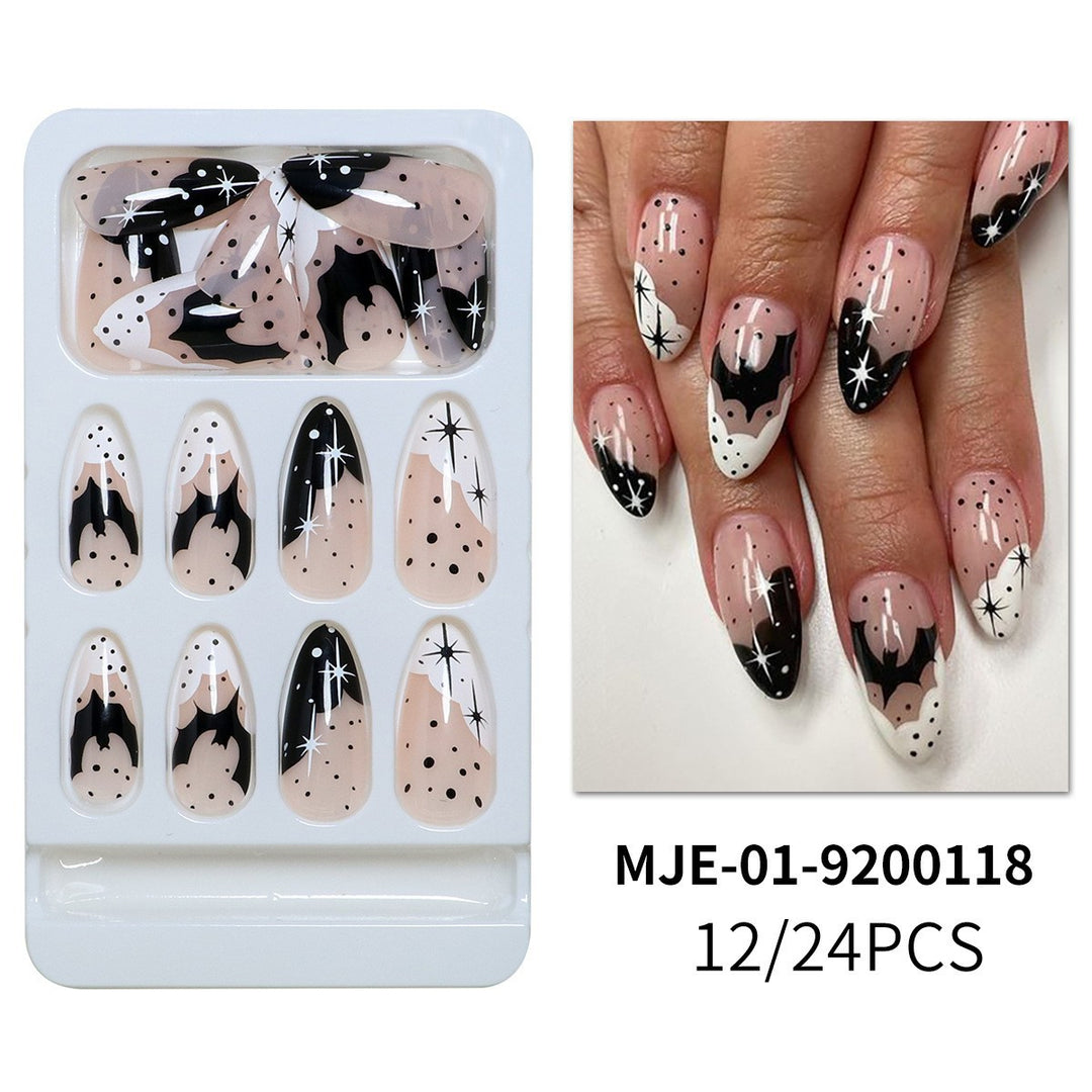 Artistic Abstract Press-On Nail Set Bowlift