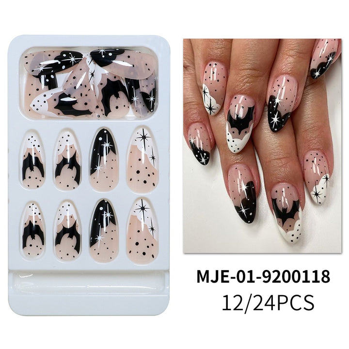 Artistic Abstract Press-On Nail Set Bowlift
