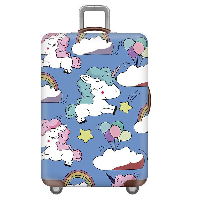 Unisex Hard Shell Suitcase with Fun Cartoon Design Bowlift