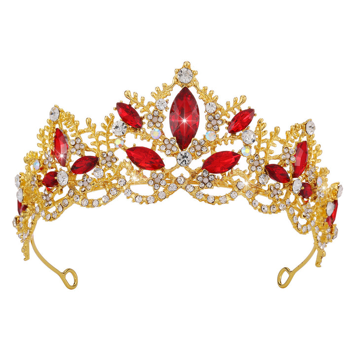 Ladies Glamorous Tiara with Sparkling Crystal Decorations Bowlift