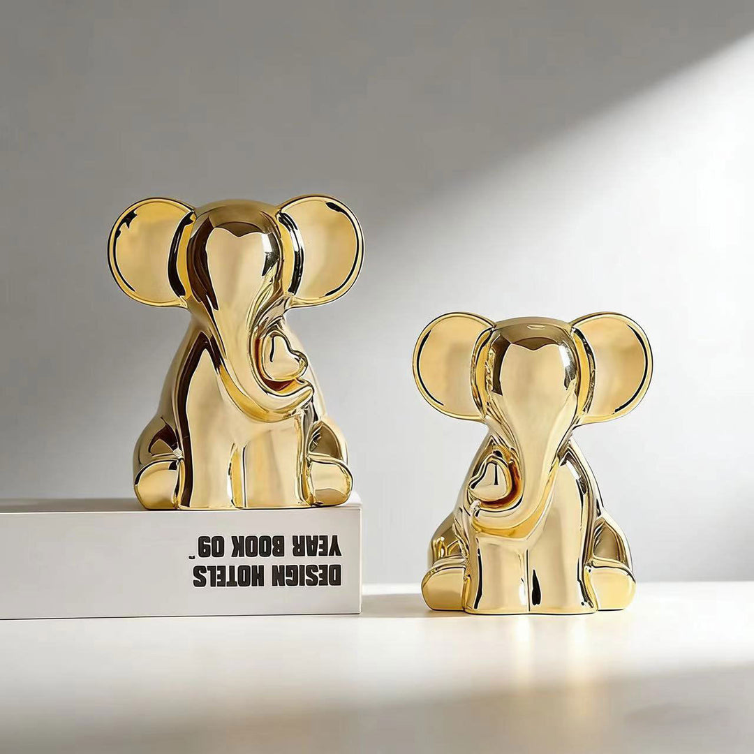 Decorative Elephant Figurine Bowlift
