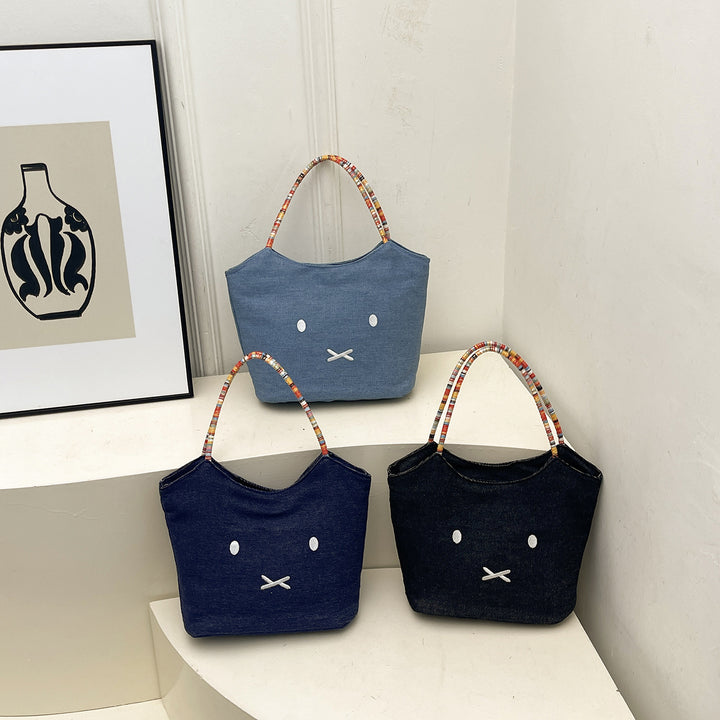 WoFun Character Print Tote Bag Bowlift