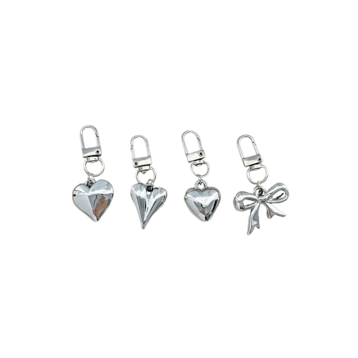 Heart-Shaped Clip-On Keychain Bowlift