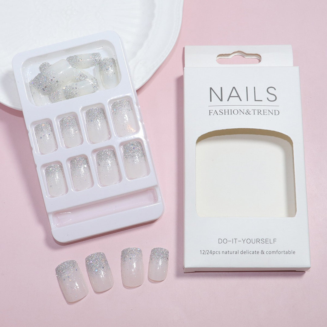 Glittery Nail Art Bowlift