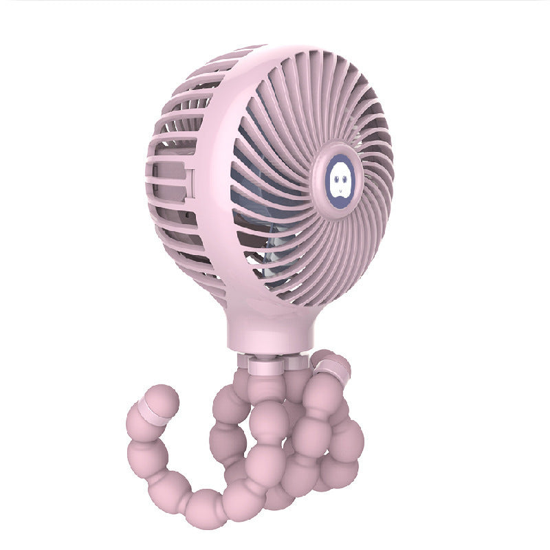 Unisex Flexible Mini Fan with 360-Degree Rotating Head Bowlift