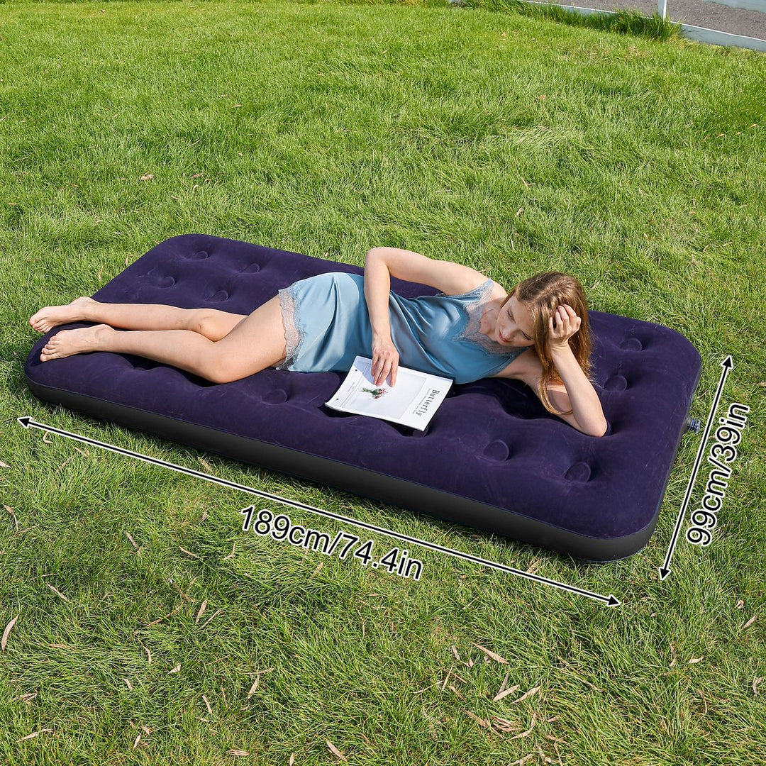 Women's Automatic Inflatable Air Bed with Integrated Pump Bowlift