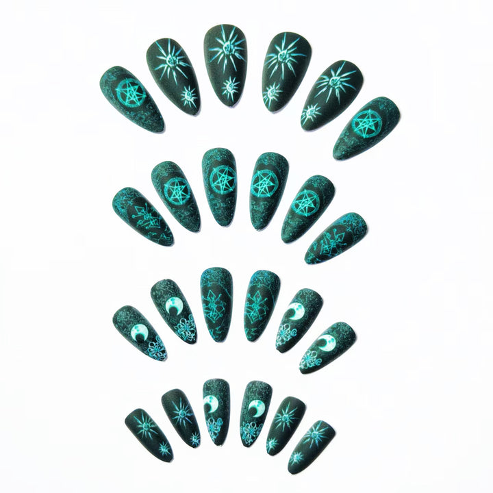 Mystical Patterned Nail Art Bowlift