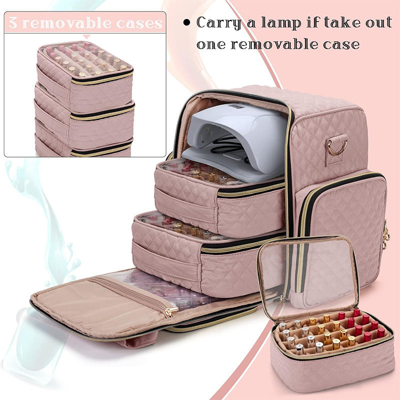 Cosmetic transport bag with organizer compartments Bowlift