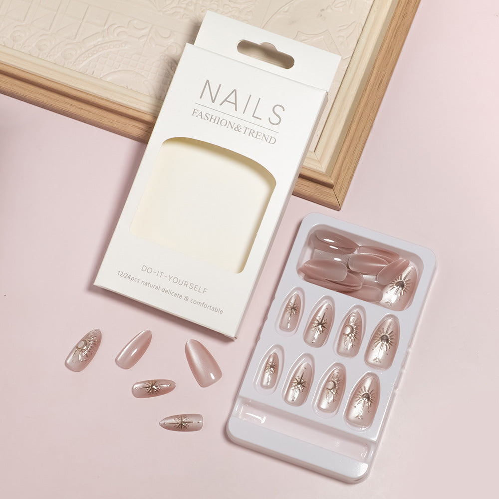 DIY Designer Press-On Nail Set Bowlift